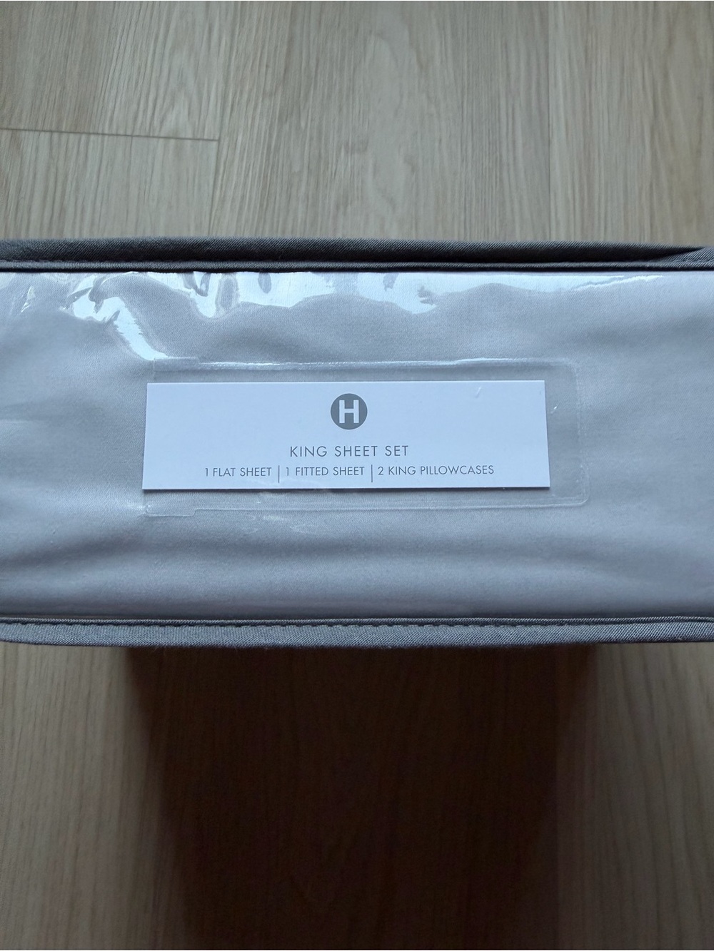 Hotel Collection Supima Cotton Sheet Set in Charcoal Gray - Picture 5 of 6